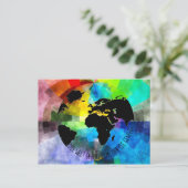 カルテ「Die Welt gehart dem, der sie geniess.」 ポストカード (スタンド正面)