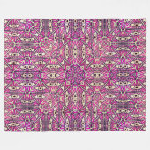 カルデアの監視人のローズクォーツ治療エネルギー フリースブランケット (正面(横))