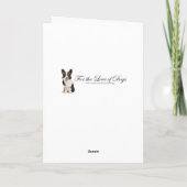 カルディガンコルギクリスマス シーズンカード (裏面)