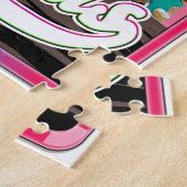 カルデナス・キューバ・ヴィンテージ旅行ポスター ジグソーパズル (側面)