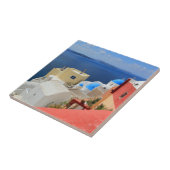 カルデラ、Oia、Santorini、ギリシャ タイル (側面)