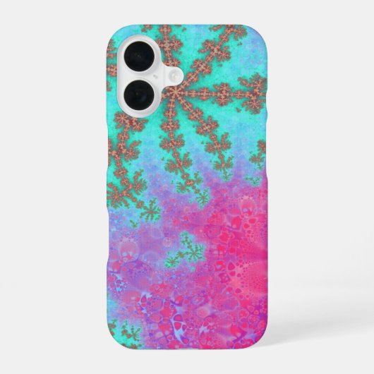 カルデリア秋フラクタル iPhone 16ケース (裏面)