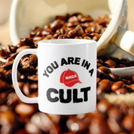 カルトにいるのはあなた！| アンチMAGAクラシックマグ コーヒーマグカップ
