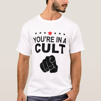 カルトに入ったサイン Tシャツ