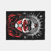 カルトに参加せよ - Lambのカルトかわいいゲーマーカルト フリースブランケット (正面(横))