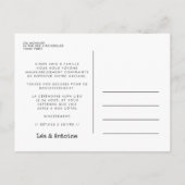 カルトのポストエール発表マリアージュのレポートをアンヌレ ポストカード (裏面)