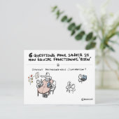 カルトコーチングデキペ「2/6:情報" ポストカード (スタンド正面)