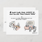 カルトコーチングデキペ「3/6:レフクション» ポストカード (正面/裏面)