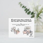 カルトコーチングデキペ「3/6:レフクション» ポストカード (スタンド正面)