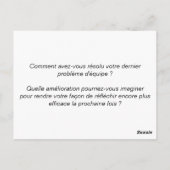 カルトコーチングデキペ「3/6:レフクション» ポストカード (裏面)