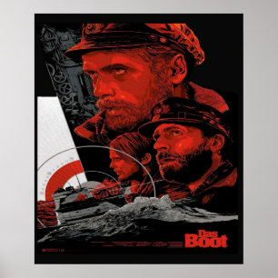 カルトディレクターWolfganによるDas Boot Cult Movie Film ポスター