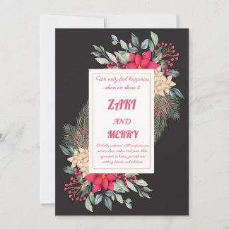 カルトデ招待状ドゥマリアージュノワールの構想 招待状