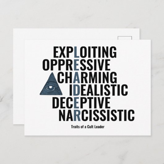 カルトリーダーの特徴 ポストカード (正面/裏面)