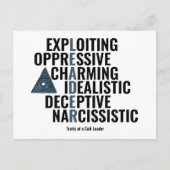 カルトリーダーの特徴 ポストカード (正面)