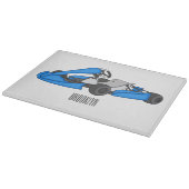 カルトレーシングカートゥーンイラストレーション カッティングボード (角)