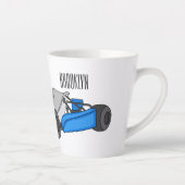 カルトレーシングカートゥーンイラストレーション カフェラテマグ (右)