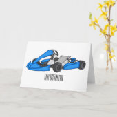 カルトレーシングカートゥーンイラストレーション カード (黄色い花)