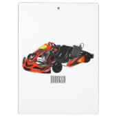 カルトレーシングカートゥーンイラストレーション クリップボード (裏面)