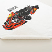 カルトレーシングカートゥーンイラストレーション シェルパブランケット (3/4)