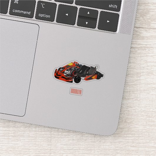 カルトレーシングカートゥーンイラストレーション シール