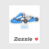 カルトレーシングカートゥーンイラストレーション シール (シート)