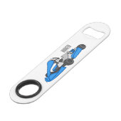 カルトレーシングカートゥーンイラストレーション スピード栓抜き (正面アングル)