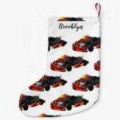 カルトレーシングカートゥーンイラストレーション スモールクリスマスストッキング (裏面)