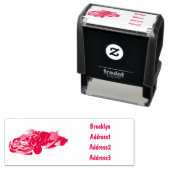 カルトレーシングカートゥーンイラストレーション セルフインキングスタンプ (インサイチュ)