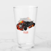 カルトレーシングカートゥーンイラストレーション タンブラーグラス (裏面)