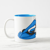 カルトレーシングカートゥーンイラストレーション ツートーンマグカップ (左)