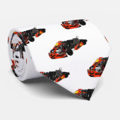 カルトレーシングカートゥーンイラストレーション ネクタイ (ロール)