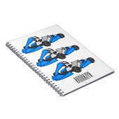 カルトレーシングカートゥーンイラストレーション ノートブック (右側)
