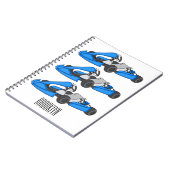 カルトレーシングカートゥーンイラストレーション ノートブック (左側)