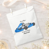 カルトレーシングカートゥーンイラストレーション フェイバーバッグ (クリップ留めされた状態)