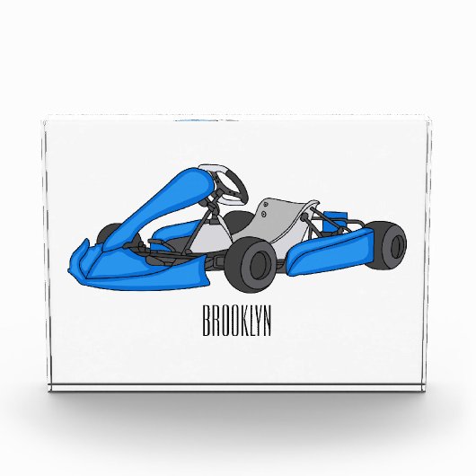 カルトレーシングカートゥーンイラストレーション フォトブロック (正面)