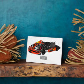 カルトレーシングカートゥーンイラストレーション フォトプラーク (側面)