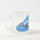 カルトレーシングカートゥーンイラストレーション フロストグラスマグカップ (左)