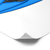 カルトレーシングカートゥーンイラストレーション ポスター (角)