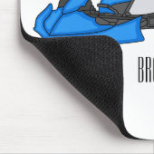 カルトレーシングカートゥーンイラストレーション マウスパッド (コーナー)