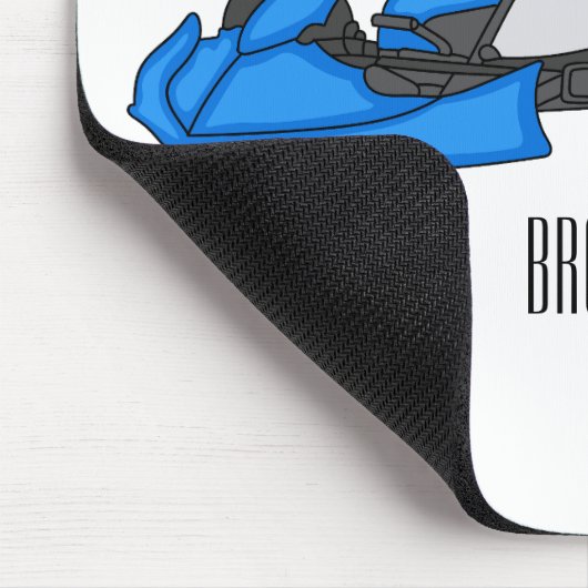 カルトレーシングカートゥーンイラストレーション マウスパッド (コーナー)