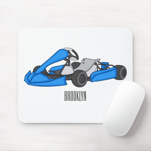 カルトレーシングカートゥーンイラストレーション マウスパッド (マウス)