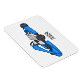 カルトレーシングカートゥーンイラストレーション マグネット (右側)