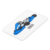 カルトレーシングカートゥーンイラストレーション マグネット (左側)