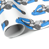 カルトレーシングカートゥーンイラストレーション ラッピングペーパー (ロールコーナー)