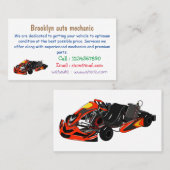 カルトレーシングカートゥーンイラストレーション 名刺 (正面/裏面)