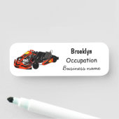 カルトレーシングカートゥーンイラストレーション 名札 (インサイチュ)