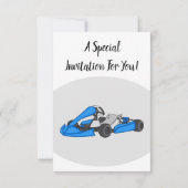 カルトレーシングカートゥーンイラストレーション 招待状 (裏面)