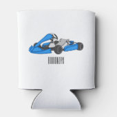 カルトレーシングカートゥーンイラストレーション 缶クーラー (裏面)