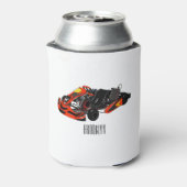 カルトレーシングカートゥーンイラストレーション 缶クーラー (缶裏面)