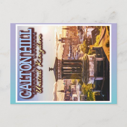 カルトンヒル – ダガルドスチュワートモニュメント ポストカード (正面)